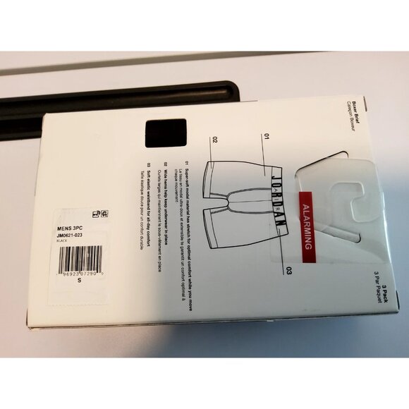 NEW 3 PACK MENS NIKE JORDAN FLIGHT MODAL SUPER SOFT BOXER BRIEF SMALL/P BLACK - Picture 3 of 5